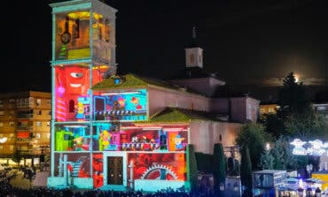 Así es Fantasía de Navidad 2024, el videomapping de la Plaza Mayor de Torrejón de Ardoz