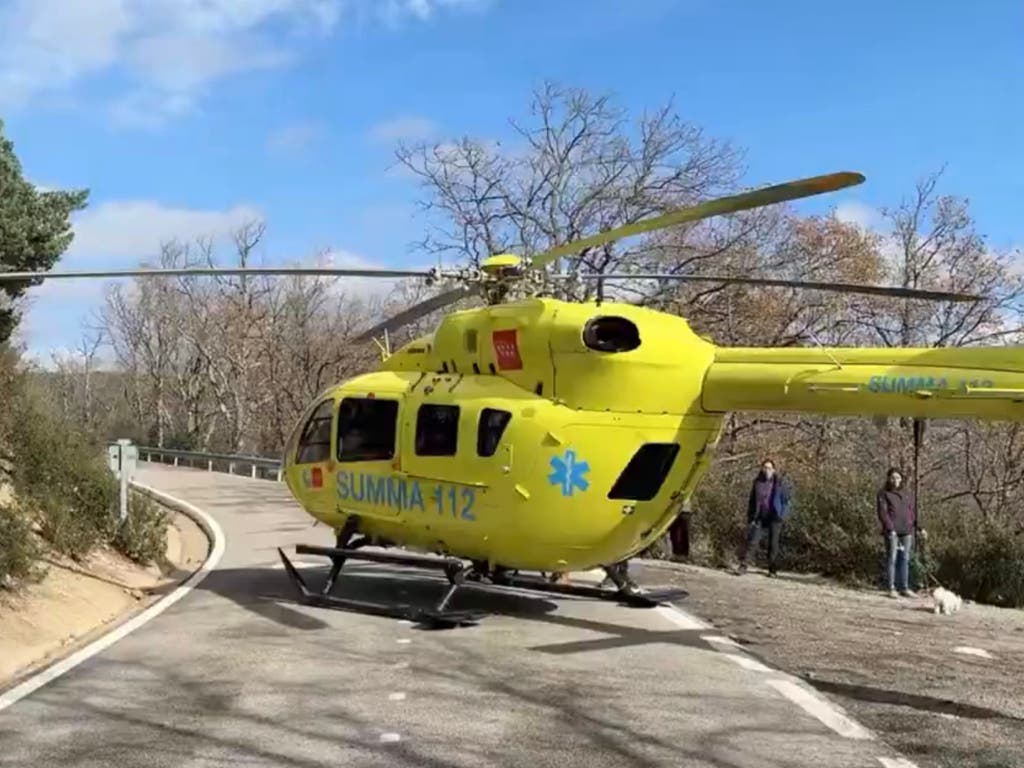 Muere un motorista tras sufrir un accidente en la M-629, a la altura de Bustarviejo