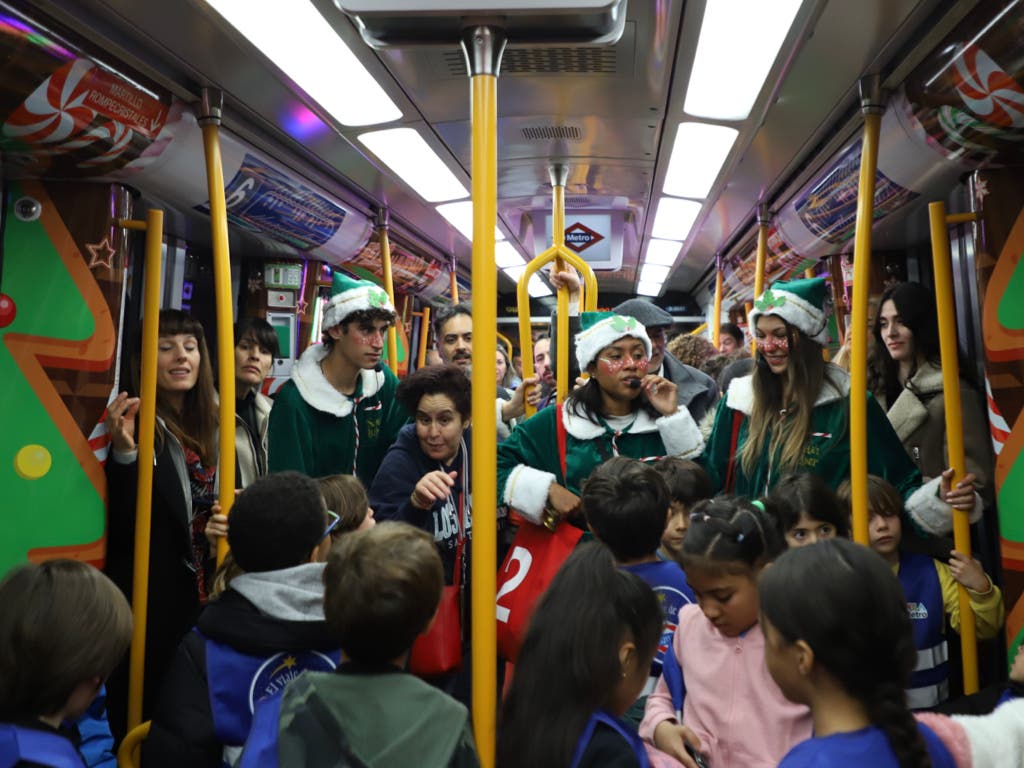 Vuelve el Tren de la Navidad al Metro de Madrid