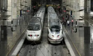 Suspendidos los trenes de alta velocidad entre Madrid y Málaga por la nueva DANA 