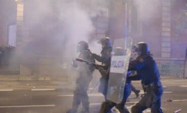 Dos detenidos y cargas policiales en el aniversario de las protestas de Ferraz en Madrid 