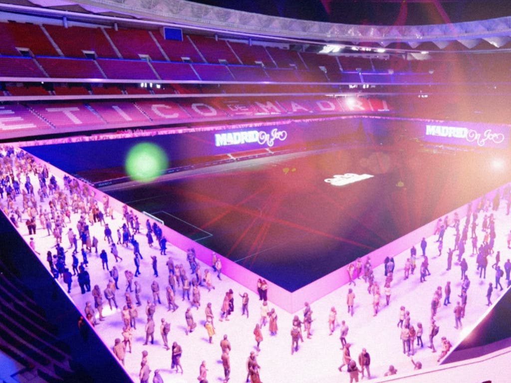 El Metropolitano albergará estas Navidades una de las pistas de hielo más grandes de Europa 