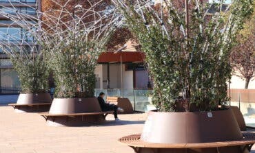 Alcalá de Henares instala ocho islas climáticas en la Plaza de la Paloma