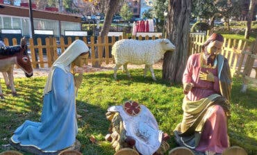 Roban el Niño Jesús del belén instalado en un parque de Guadalajara