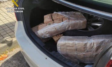 Incautan 122 kilos de hachís en Guadalajara a una banda que robaba a otros traficantes 