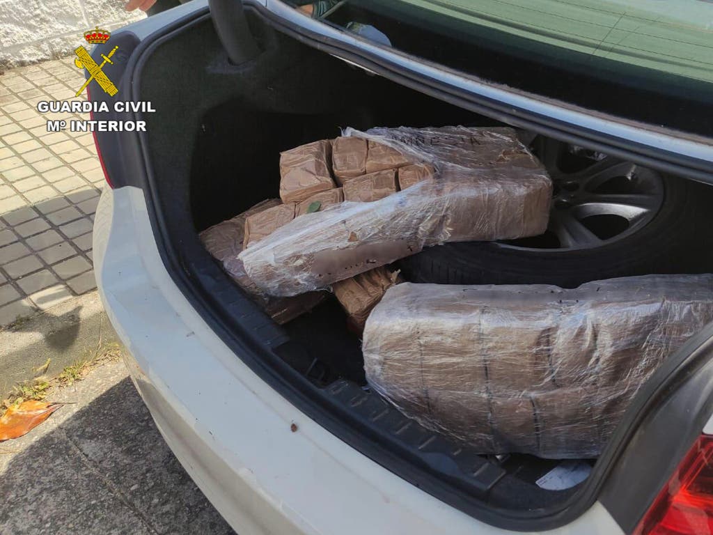 Incautan 122 kilos de hachís en Guadalajara a una banda que robaba a otros traficantes 
