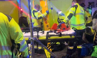 Muy grave un taxista al sufrir una parada cardiorrespiratoria y provocar un accidente en Madrid
