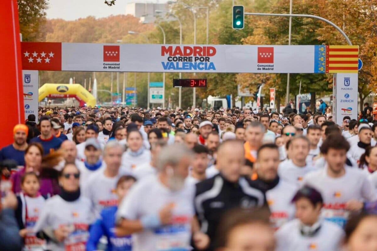 10.000 personas han corrido este domingo en Madrid por Valencia