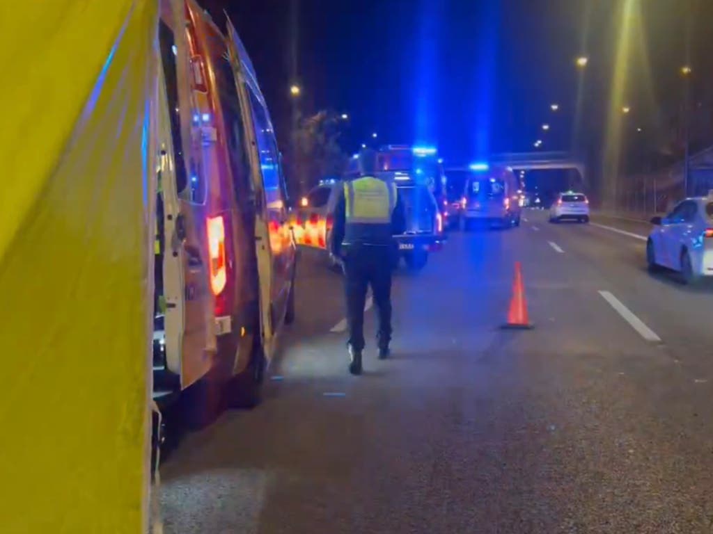 Herido grave un joven tras ser atropellado esta madrugada en la A-2