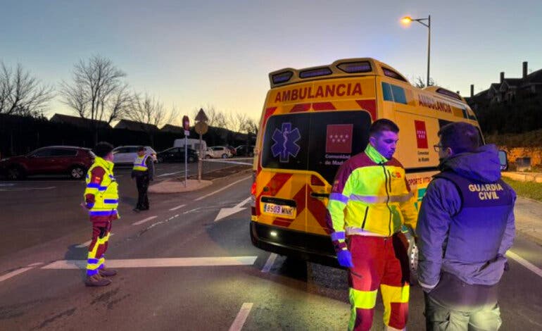 Muere una mujer atropellada en San Lorenzo de El Escorial