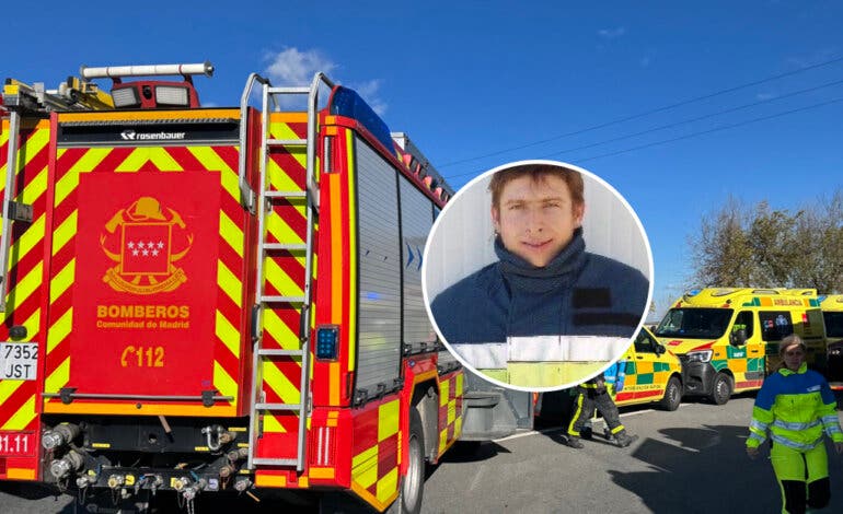 Muere un bombero de la Comunidad de Madrid en un accidente de tráfico en la M-404