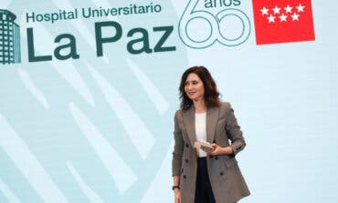 Ayuso celebra el 60 aniversario del Hospital La Paz, «uno de los mejores hospitales del mundo»