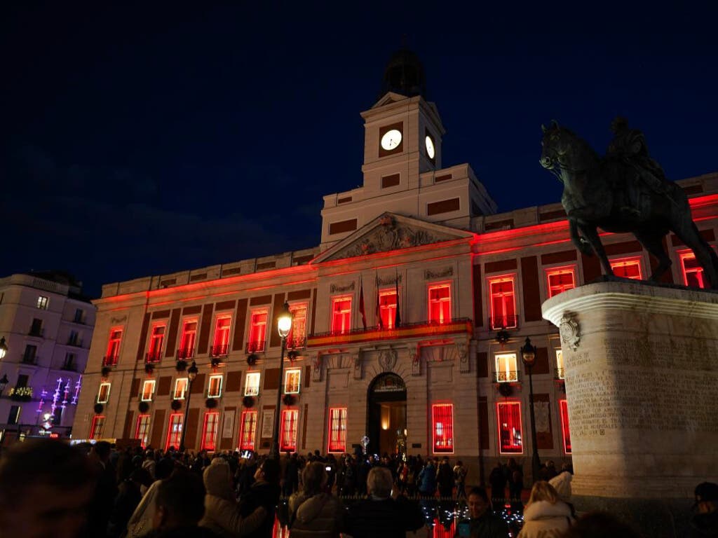 Vuelve el espectáculo navideño de luz y sonido de la Puerta del Sol de Madrid 