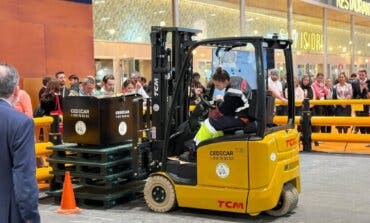 Una vecina de Torrejón de Ardoz, primera mujer ganadora del Concurso de Carretilleros y Marcas