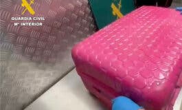 Incautan 170 kilos de cocaína ocultos en equipajes intervenidos en Barajas 