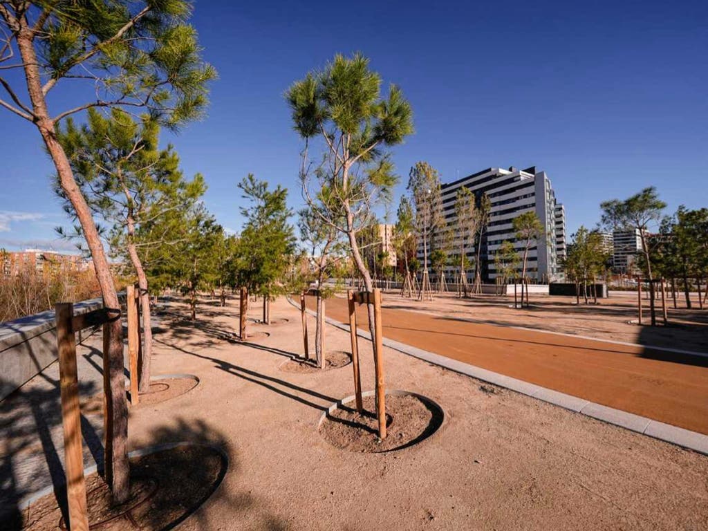 Inaugurado el nuevo Parque del Atlético de Madrid donde estuvo el estadio Vicente Calderón