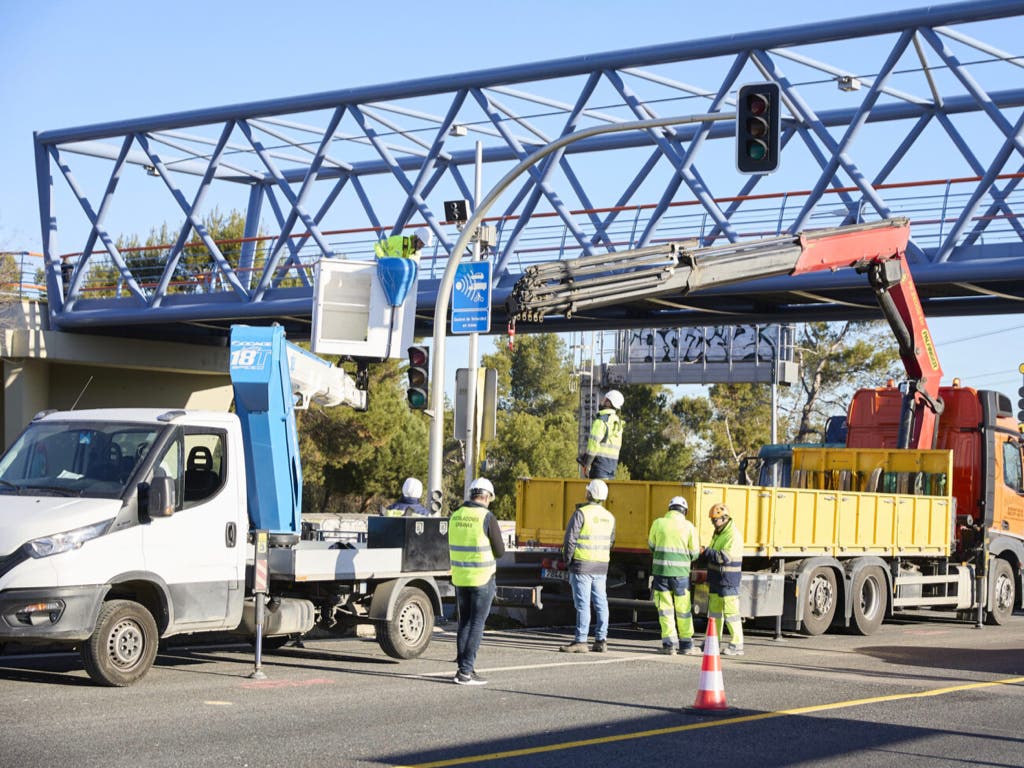 Cierran desde el lunes seis pasos inferiores peatonales por las obras de soterramiento de la A-5 