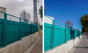 Torrejón de Ardoz retira una torre de media tensión de 20 KV próxima a un colegio