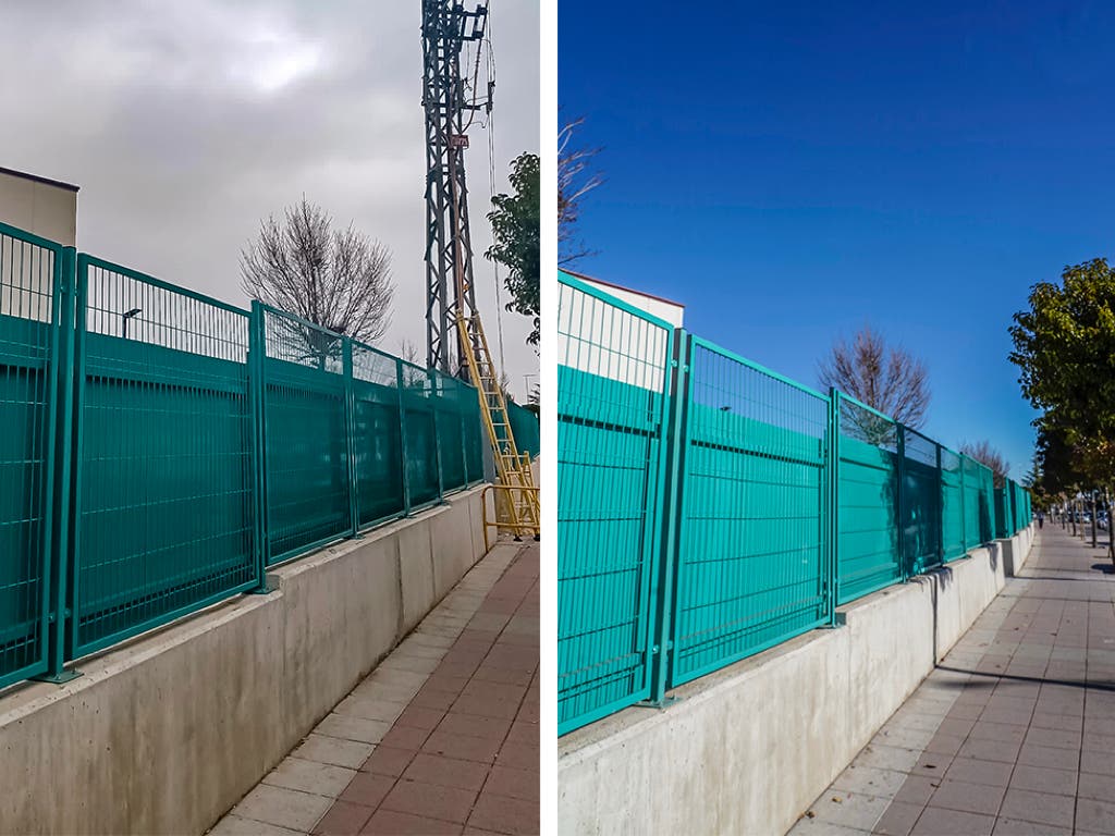 Torrejón de Ardoz retira una torre de media tensión de 20 KV próxima a un colegio