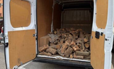 Cuatro detenidos en la A-3 tras robar 500 kilos de leña en Villarejo de Salvanés