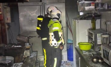 La explosión de una freidora provoca un incendio en un restaurante de Aranjuez