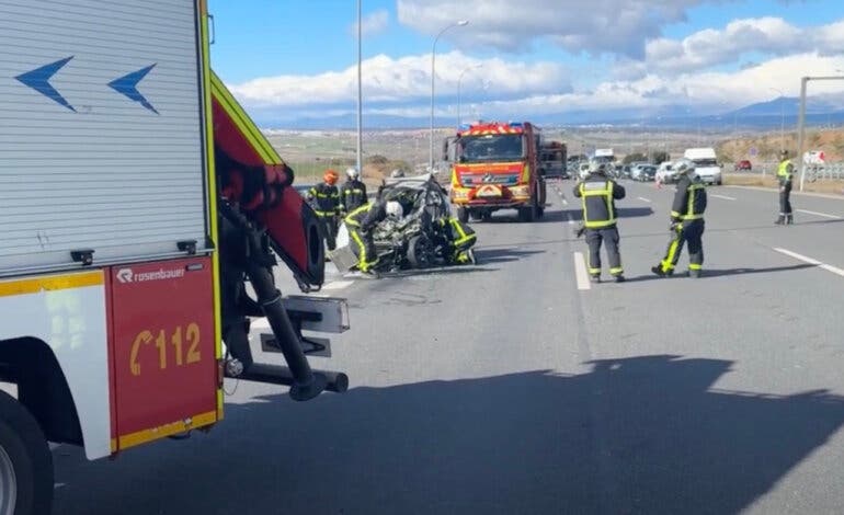 Muere un conductor de 39 años en un accidente en la M-50 en Paracuellos 