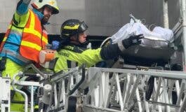 Herido grave un obrero de 73 años tras sufrir una caída en un edificio en construcción en Madrid 