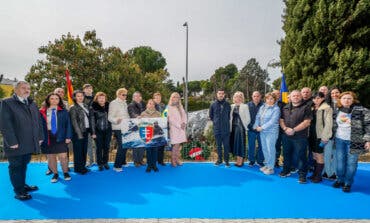 Torrejón de Ardoz inaugura una escultura a Ucrania en el tercer aniversario de la guerra 