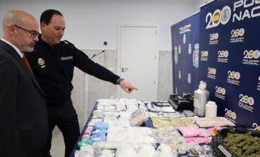 Desmantelado un punto de venta de droga en Madrid donde había de todo