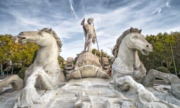 Concluyen los trabajos de restauración de la Fuente de Neptuno de Madrid