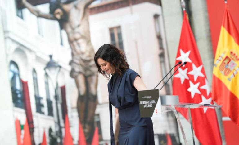 Ayuso reivindica la Semana Santa como «acto de libertad»