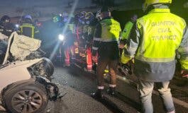 Muere un hombre de 41 años en un accidente frontal entre un camión y un coche en Aranjuez