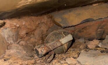Encuentran en unas obras en Guadalajara una granada de la Guerra Civil «totalmente activa»