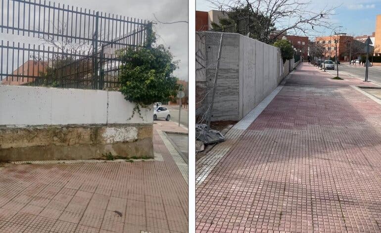 Torrejón de Ardoz continúa ampliando aceras para mejorar la accesibilidad 
