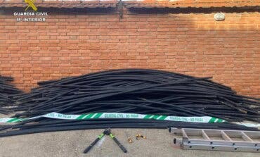 Detenido en la A-2 cuando transportaba 1.500 kilos de cable de cobre robado