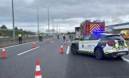 Muere un camionero en un accidente en la A-2, en Alcalá de Henares 