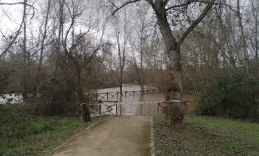 Guadalajara corta el acceso al parque fluvial del río Henares por la crecida del caudal