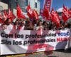 Los sindicatos se concentran en el Hospital de Torrejón