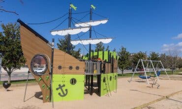 Guadalajara estrena nueva área de juegos infantiles con un gran barco pirata y columpios inclusivos