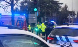 Muere un motorista tras chocar contra un árbol en la calle Arturo Soria de Madrid