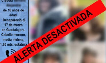 Localizada la chica de 16 años desaparecida en Guadalajara