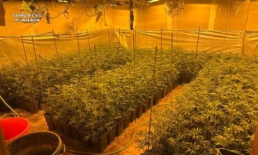 La Guardia Civil descubre una plantación de marihuana en una vivienda de El Casar al ir a comprobar una señal de alarma 