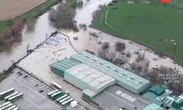 Imágenes aéreas de la situación actual de los ríos Henares y Jarama 