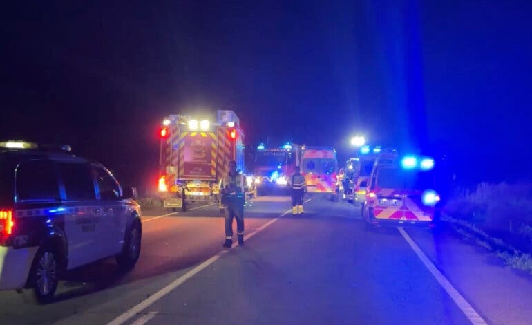 Tres heridos graves en un accidente de tráfico en San Martín de la Vega