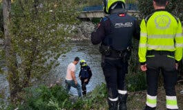 Muy grave un ciclista tras sufrir una parada cardiorrespiratoria al caer en una de las márgenes del río Manzanares en Madrid