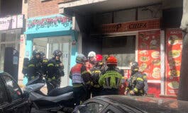 Cuatro heridos en el incendio de un kebab en Madrid 