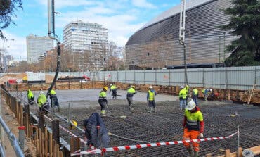 Avanzan las obras de la nueva estación de Metro Santiago Bernabéu, que será inaugurada en 2027
