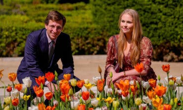 La princesa de Orange inaugura en Madrid un jardín de tulipanes donados por Países Bajos