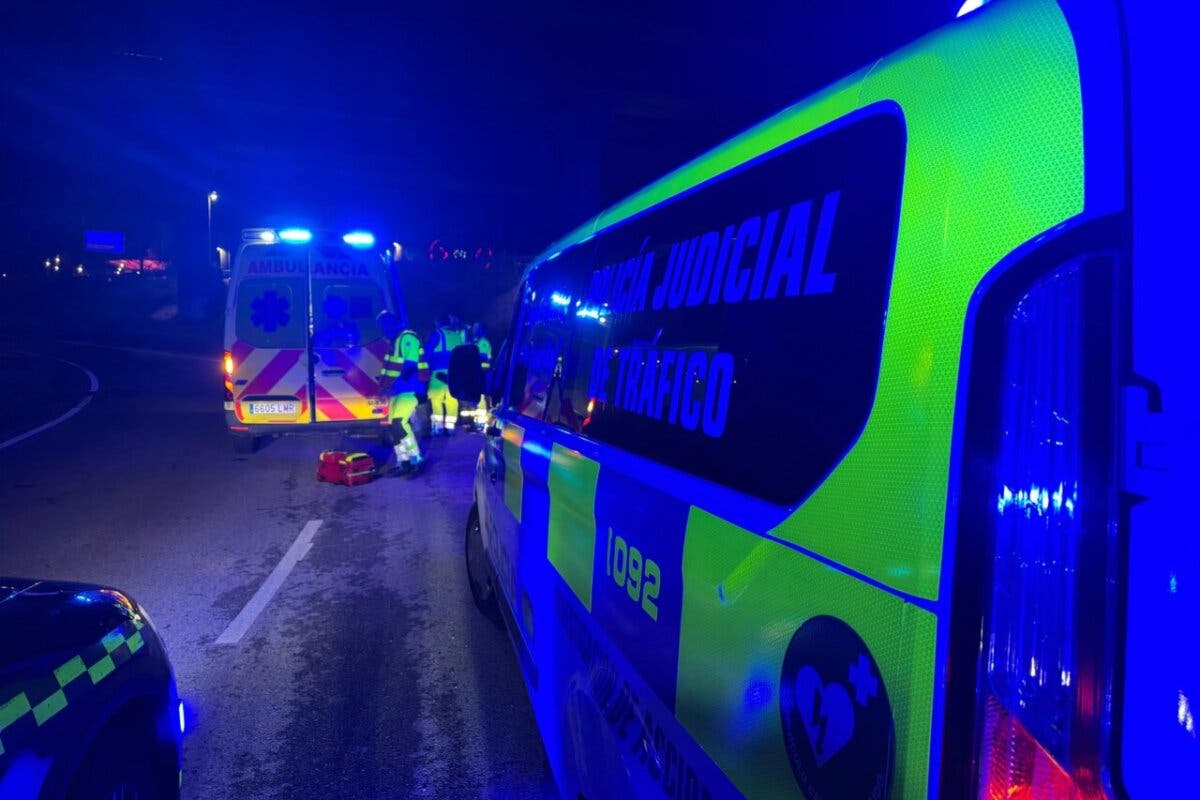 Muy grave un motorista de 42 años tras salirse de la M-506 en Alcorcón
