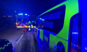Muy grave un motorista de 42 años tras salirse de la M-506 en Alcorcón
